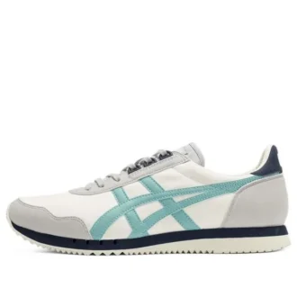Dualio Marathon løbesko “Cream White Grey Aqua”
