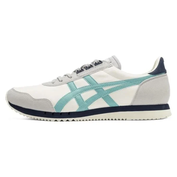 Dualio Marathon løbesko “Cream White Grey Aqua”