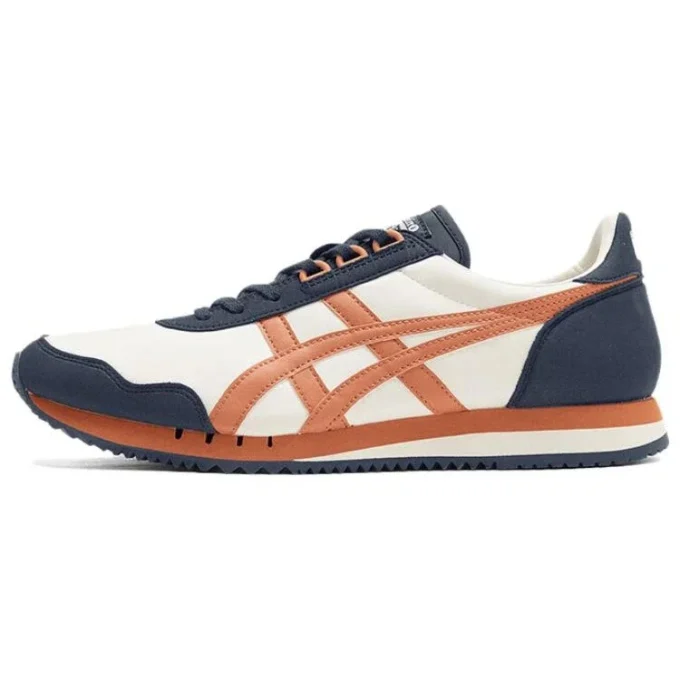 Dualio Marathon løbesko “White Navy Orange”