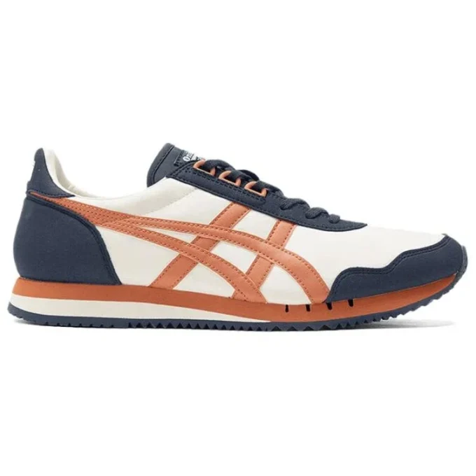Dualio Marathon løbesko “White Navy Orange”