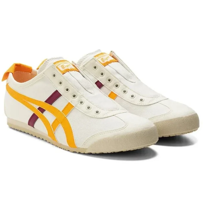 Mexico 66 Slip-On “Creme Citrus Rød”