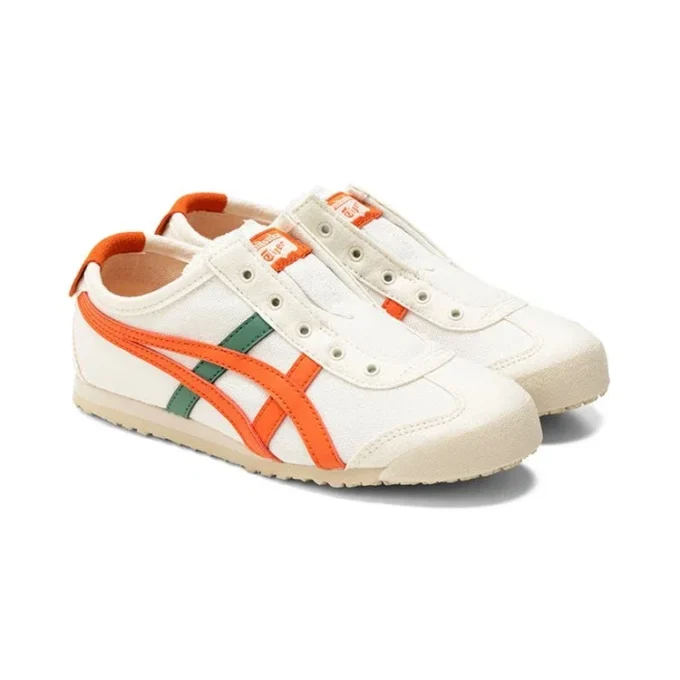 Mexico 66 Slip-On “Hvid Orange”