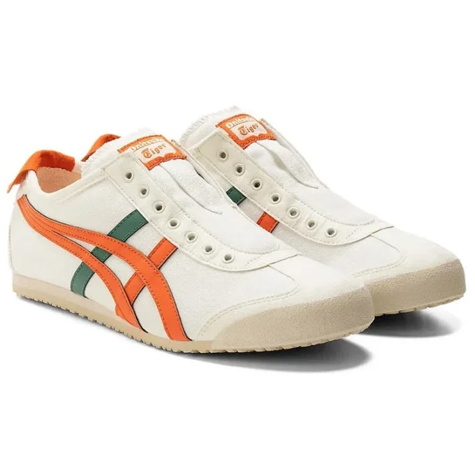 Mexico 66 Slip-On “Hvid Orange Grøn”