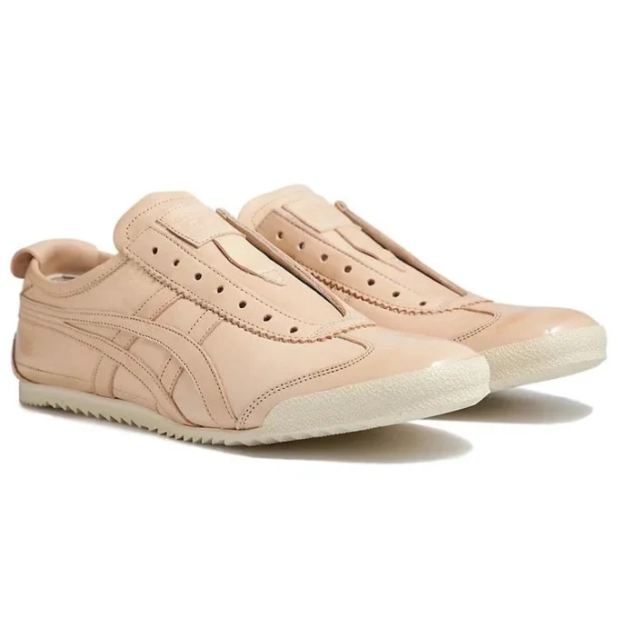 Mexico Slip-on Deluxe sko “Leaf Beige”