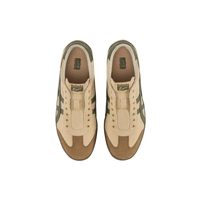 Tokuten Slip-On “Beige Brown Green”